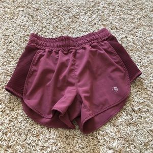 MPG pink running athletic shorts